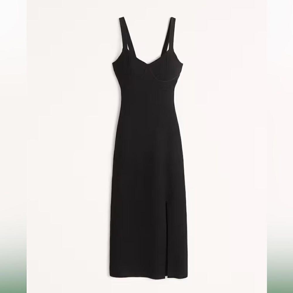 NWOT Abercrombie and Fitch Corset Midi Sweater Dress (SIZE XXS)